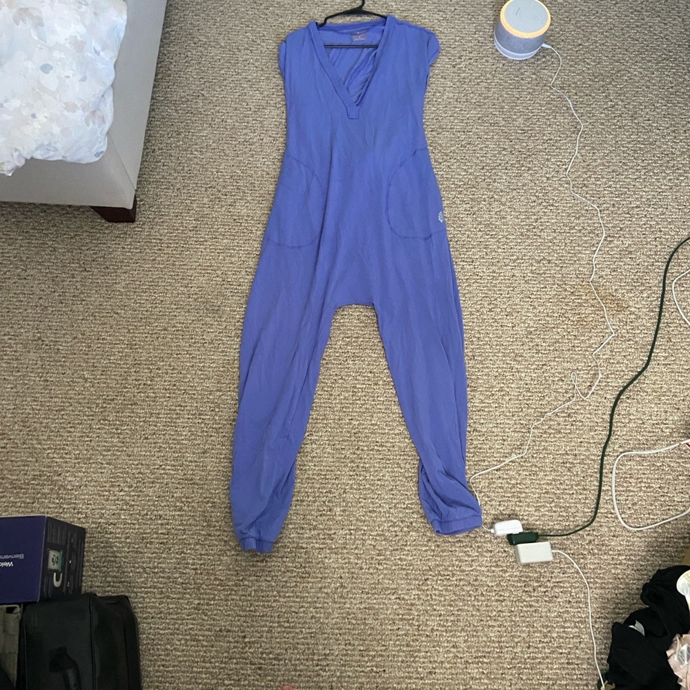 F Movement Blue Sleeveless Jumpsuit